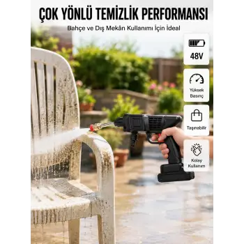 2025 Model 48V Şarjlı Basınçlı Yıkama Tabancası Orijinal Seri