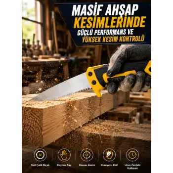 270 mm Düz Bıçaklı Bahçe Budama Testeresi Kılıflı