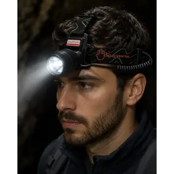 30W LED Kafa Feneri Sensörlü Type C Şarjlı
