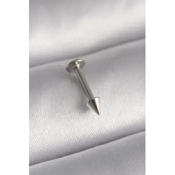 316L Çelik Gümüş Renk Çivi Model Piercing