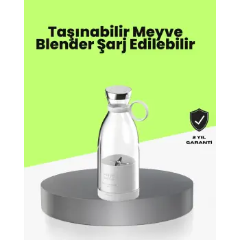 4 Bıçaklı Gıda Sınıfı Paslanmaz Çelik Taşınabilir Blender