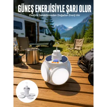 5 KANATLI SOLAR LAMBA Yeni Nesil