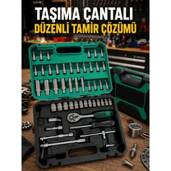 53 Parça Çok Amaçlı Lokma Anahtar Seti