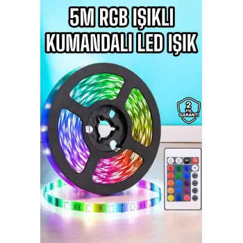 5M RGB Işıklı Her Ortama Uygun Led Işık