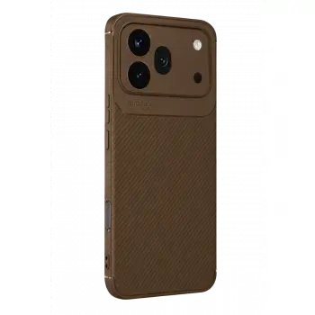 600 Pro Auto Focus Karbon Kapak - Kahverengi