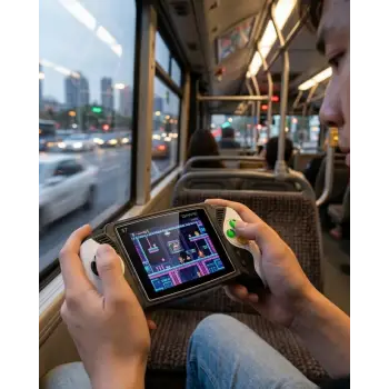 620 Klasik Oyunlu Mini El Konsolu Şarjlı Batarya HD Görüntü