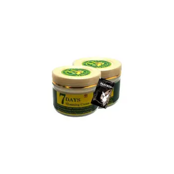 7 Days 2x100 ml Ginger Miracle Slimming Cream Sıkılaştırıcı+1 ad Jel ile