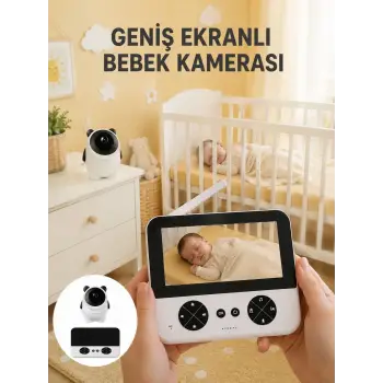 720P HD Gece Görüşlü Kablosuz Bebek Kamerası İki Yönlü Sesli Yeni Nesil