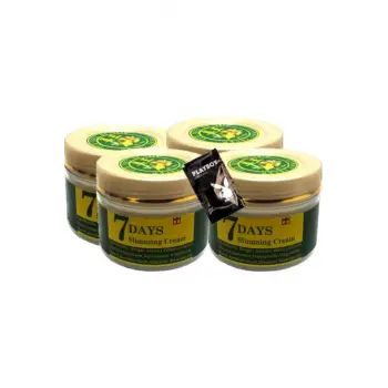 7Days 4x Adet Ginger Miracle Slimming Cream 100 ml Sel Kremi + 1 Adet Jel Hediye