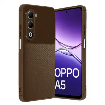 A5 4G Auto Focus Karbon Kapak - Kahverengi