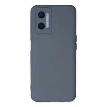 A96 Kılıf Nano içi Kadife Silikon - Gri