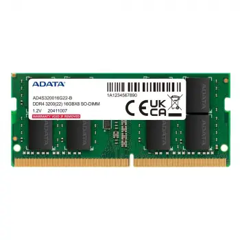 Adata 16GB DDR4 3200MHz 260Pin 1.2V Notebook Ram
