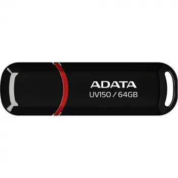 ADATA UV150-64GB USB3.2 Gen1 Black Flash Bellek