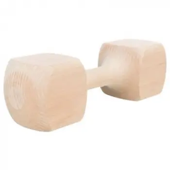 Ahşap Dambıl Köpek Oyuncağı 25 Cm 650 Gr