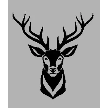 Ahşap İşleme Duvar Süsü- Ceylan Başı 30 cm x 50 cm