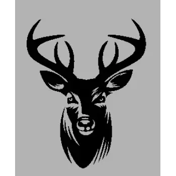 Ahşap İşleme Duvar Süsü- Ceylan Başı 30 cm x 50 cm