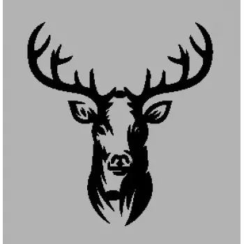 Ahşap İşleme Duvar Süsü- Ceylan Başı 30 cm x 50 cm