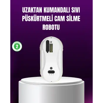 AI Akıllı Rotalı Otomatik Cam Temizleme Robotu