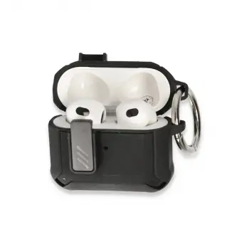 Airpods 3 (3.nesil) Truva Kılıf - Siyah