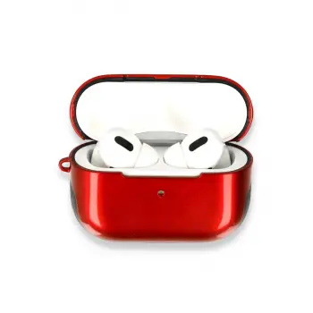 Airpods Pro (1.nesil) 3in1 Kılıf - Kırmızı