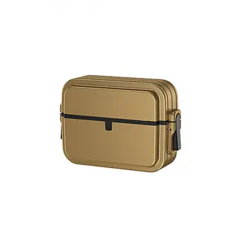 Airpods Pro 2 (2.nesil) 404 Kilitli Kılıf - Gold