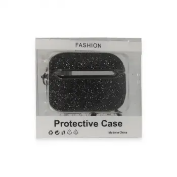 Airpods Pro 2 (2.nesil) Spell Simli Kılıf - Siyah