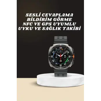 Akıllı Saat Amoled Ekran Bluetooth Bağlantılı Sağlık Takibi GPS Uyumlu