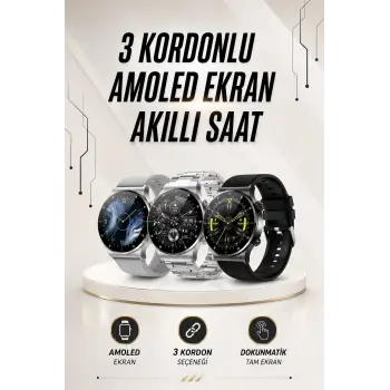 Akıllı Saat Arama Cevaplama Müzik Dinleme GPS Takibi