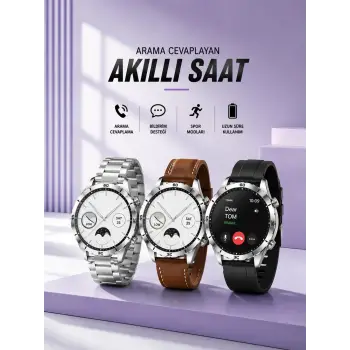 Akıllı Saat Bildirim Görme Sesli Görüşme Çoklu Kordon GPS Takibi