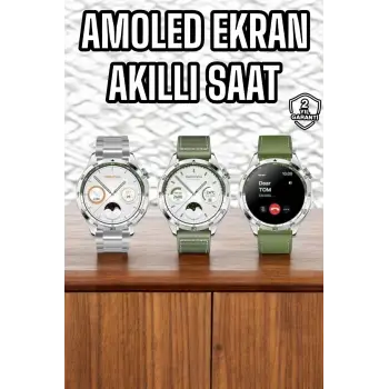 Akıllı Saat Sesli Görüşme Titreşimli Nabız Sensörlü Spor Modları