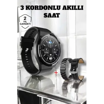 Akıllı Saat Uyku Ve Sağlık Takibi Bildirim Görme Arama Cevaplama
