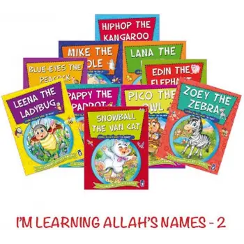 Allahın İsimlerini Öğreniyorum - 2 (10 Kitap Set)