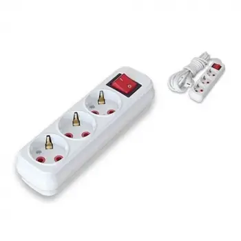 Almera 3lü 2mt Anahtarlı Topraklı Priz (9230202)