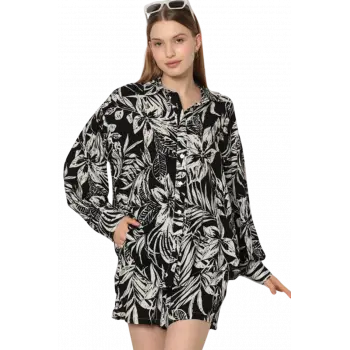 Alt Üst Şortlu Takım - Desenli