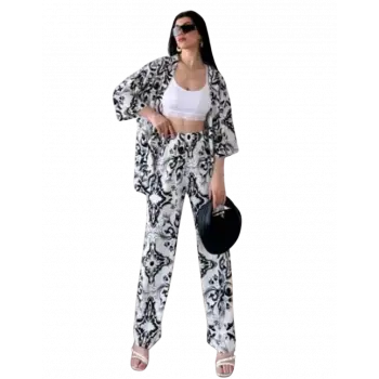 Alt Üst Takım Kimono- Desenli