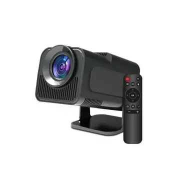 Android Projeksiyon Siyah Taşınabilir Sinema Projektörü 4k 1080p Ev Sineması Bluetooth
