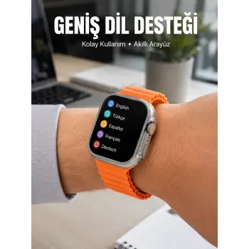 Android ve İOS Uyumlu Uyku ve Sağlık Takibi Yapabilen 3 Kordonlu Akıllı Saat