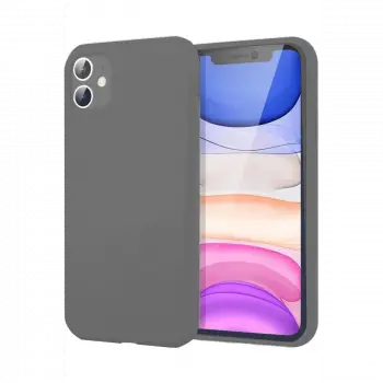 Apple iPhone 11 Kılıf First Silikon - Gri