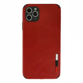 Apple iPhone 11 Pro Kılıf Loop Deri Silikon - Kırmızı