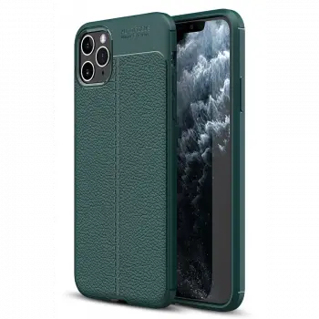 Apple iPhone 11 Pro Max Kılıf Auto Focus Kapak - Yeşil