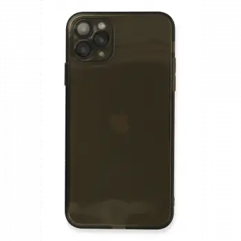 Apple iPhone 11 Pro Max Kılıf Fly Lens Silikon - Siyah