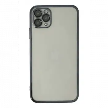 Apple iPhone 11 Pro Max Kılıf Razer Lensli Silikon - Siyah