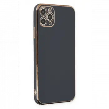 Apple iPhone 11 Pro Max Kılıf Volet Silikon - Siyah