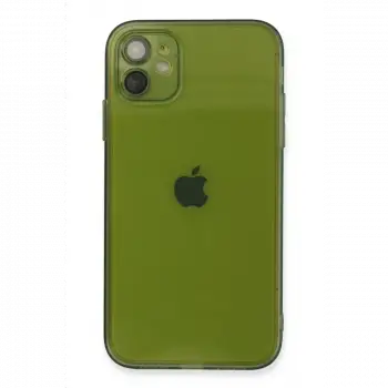 Apple iPhone 12 Kılıf Fly Lens Silikon - Yeşil