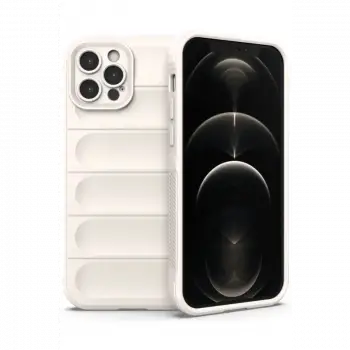 Apple iPhone 12 Pro Kılıf Optimum Silikon - Krem