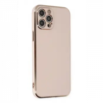 Apple iPhone 12 Pro Kılıf Volet Silikon - Pembe