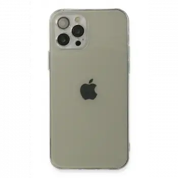 Apple iPhone 12 Pro Max Kılıf Fly Lens Silikon - Şeffaf
