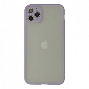 Apple iPhone 12 Pro Max Kılıf Montreal Silikon Kapak - Mor