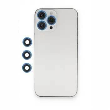 Apple iPhone 12 Pro Shine Kamera Lens - Mavi