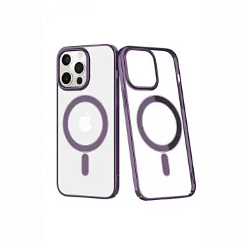 Apple iPhone 13 Pro Kılıf Element Magneticsafe Sert Kapak - Derin Mor